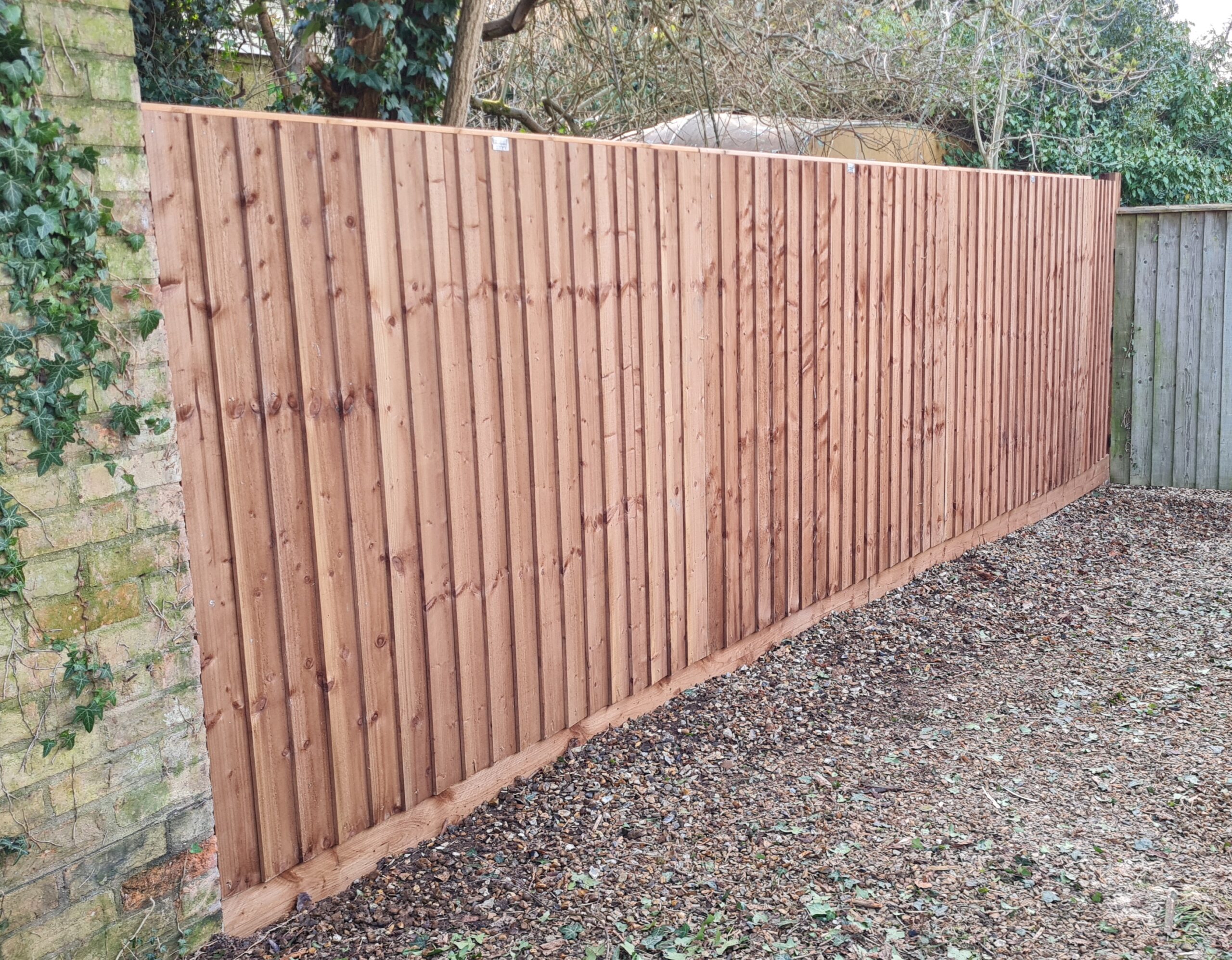 New fence with non-standard spans